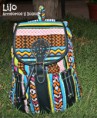 Mochila lona estampada